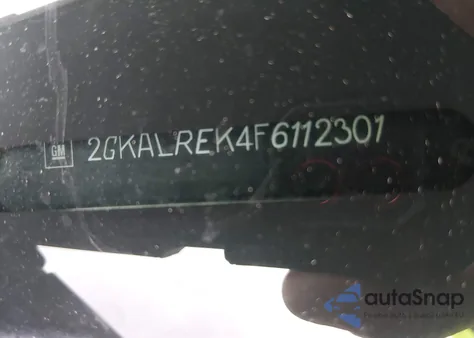 2015 GMC Terrain Sle-2 из США, поврежденный, VIN 2GKALREK4F6112301